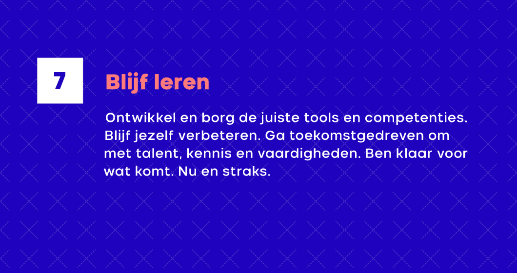 pimonline's tweet photo. Uit de impactzone 'Organisatie': doel 7 van het Marketing Manifest. Blijf leren. Want alleen zo zijn jij en je organisatie klaar voor de toekomst.
https://t.co/W8guKrIzln 

#MarketingManifest #lifelonglearning #toekomst #impact https://t.co/gwQmqiLLZQ