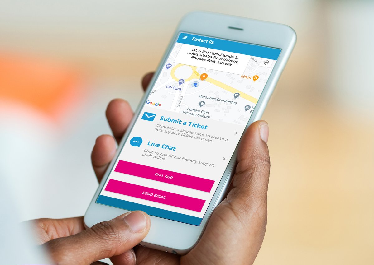 LiquidHomeZM's tweet photo. We're here to help with all your queries! Call 400 or use the live chat option on the MyLiquid app available on Google Play, the Apple App store & the Huawei App Gallery!
#LiquidIntelligentTechnologies #NowThatsSpeed #Call400 #DataOnTheGo #4GLTE https://t.co/ZSeP1eqw8e