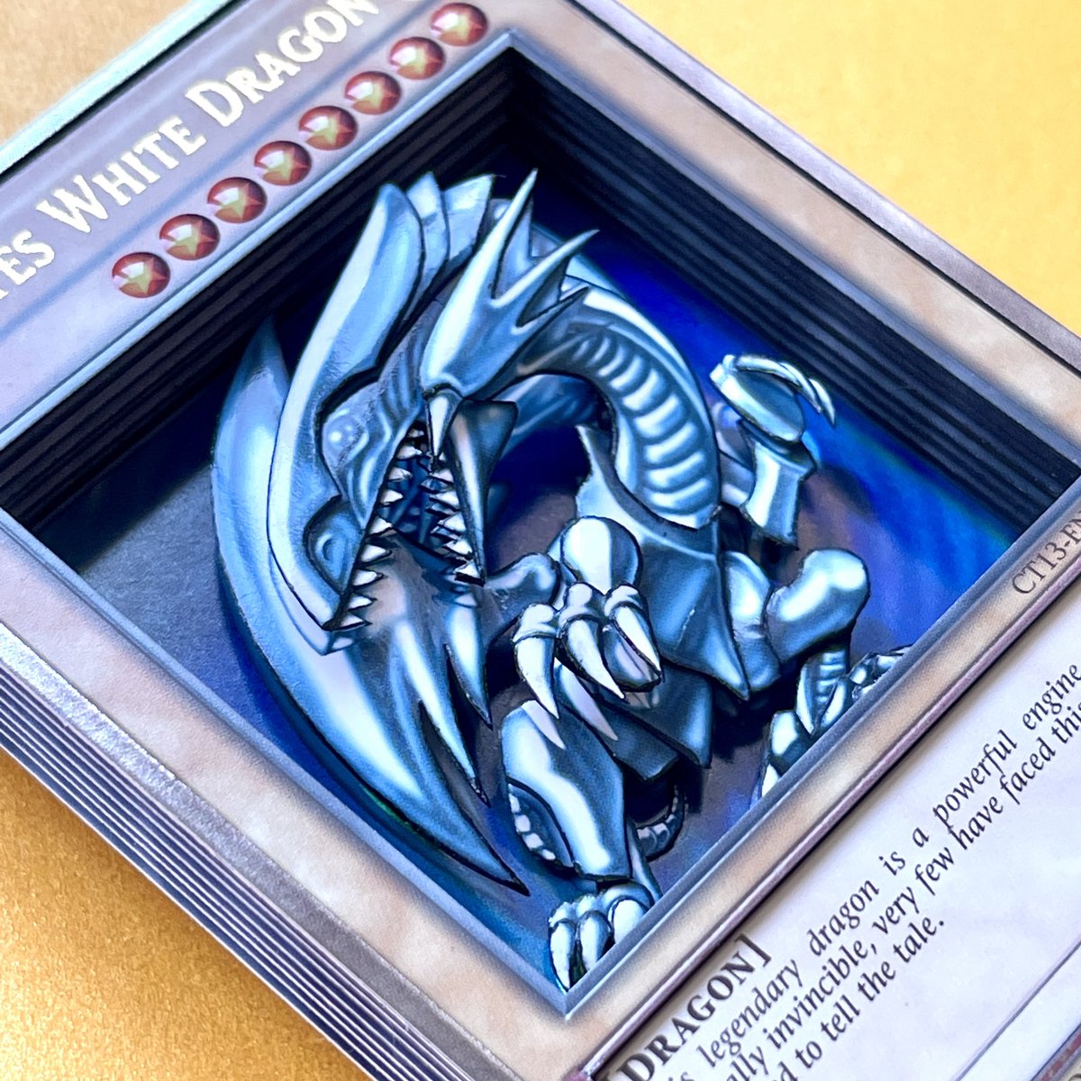 Blue-Eyes White Dragon ~~ #YuGiOh #Shadowbox #遊戯王 #シャドー
