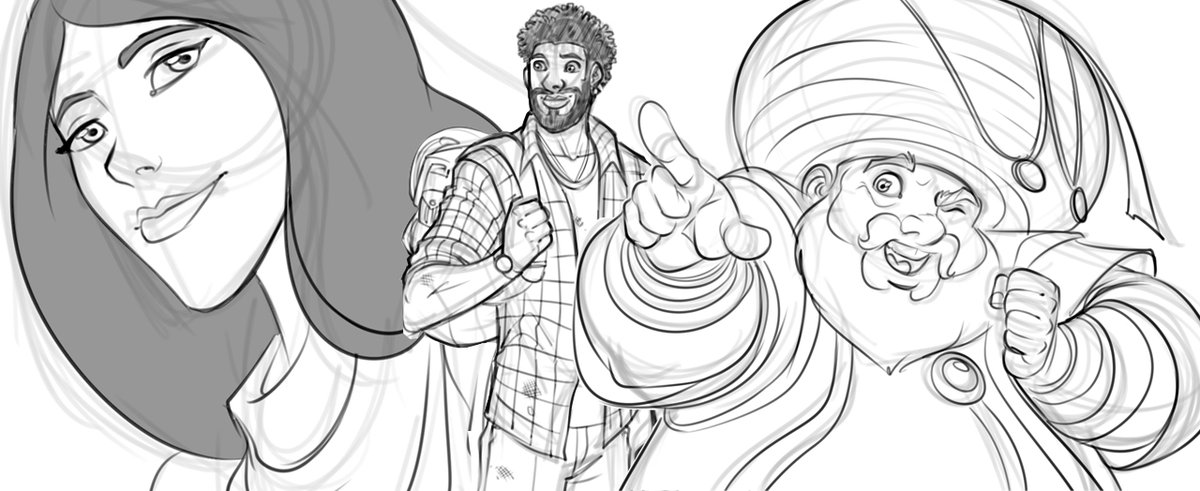 Salam, friends! I'm Jehanzeb, a video game producer who writes comics and screenplays in his free time. My first comic was nominated for an Eisner and my first TV screenplay scored a couple 8's on <a href="/theblcklst/">The Black List</a>. Linked art by friend and collaborator <a href="/Morizeraky/">Mauricio Caballero </a>. #ArtMubarak