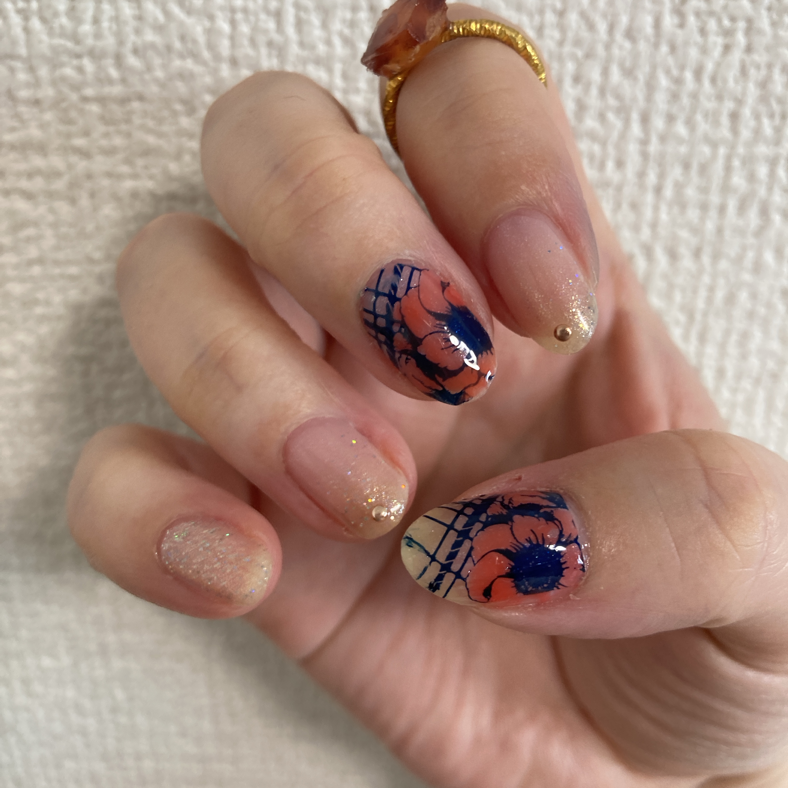 花柄ネイル Twitter Search Twitter