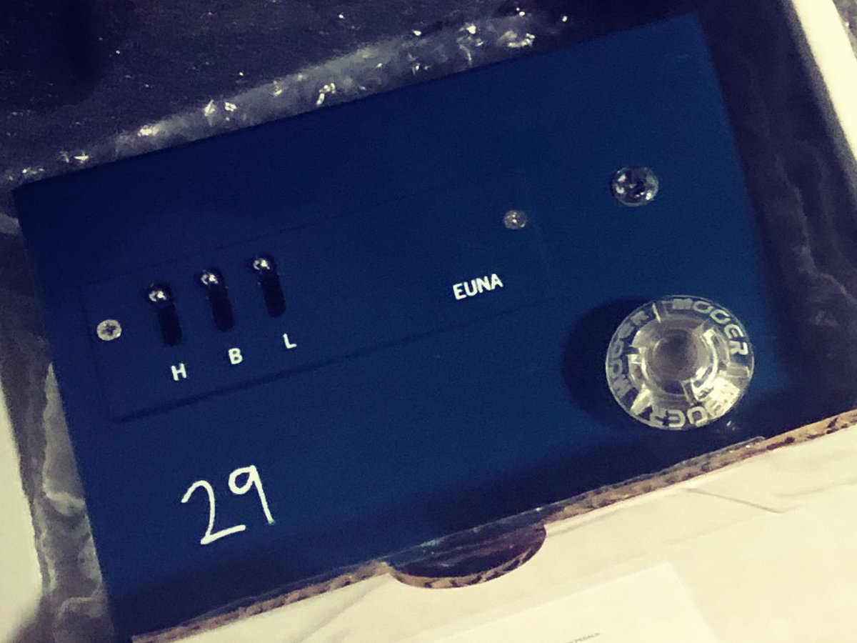 29 Pedals EUNA Buffer / Input Driver」 個人的にめちゃくちゃ気に