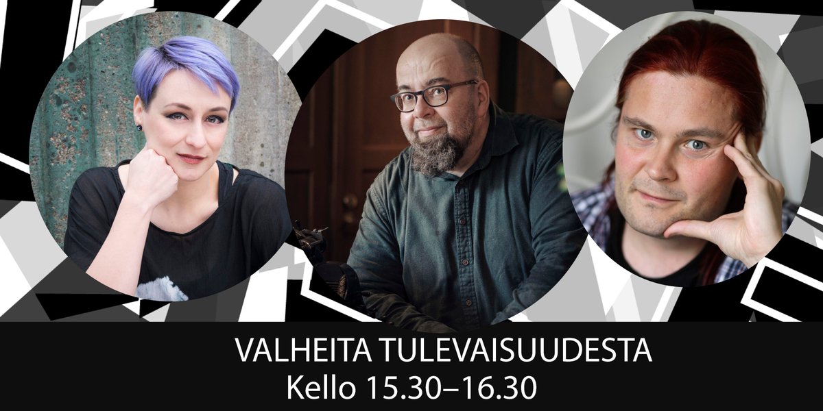 Avaruusmatkoja, isoveljen valvontaa ja koneihmisiä. Mitä kaunokirjallisuus kertoo tulevaisuudesta? Pitääkö se paikkansa – ja pitääkö sen pitää? Keskustelemassa kirjailijat Magdalena Hai, J. Pekka Mäkelä ja Jani Saxell. Keskustelun johdattajana toimii kirjailija Tiina Raevaara.