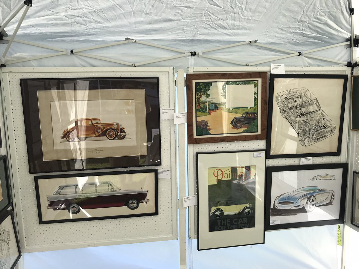 Morning folks. <a href="/AutomobiliaH/">Automobilia_Hub</a> is at the Warlingham Classic Car show today at Warlingham Rugby Club. Bring water! 🥵