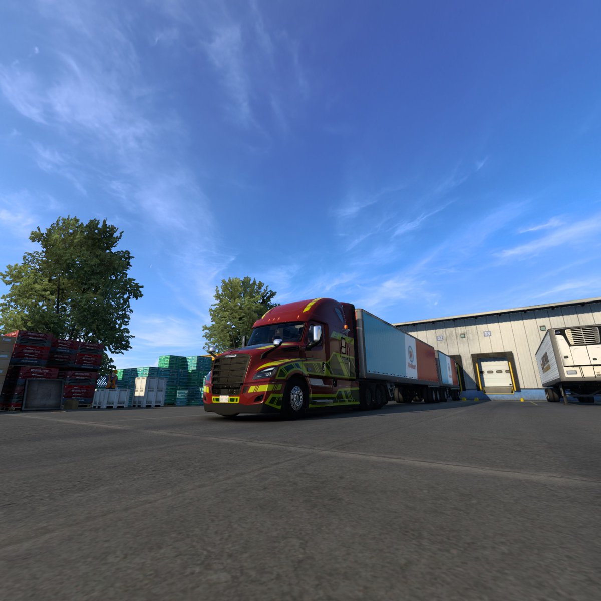 icecdriver's tweet photo. 続きを走っていく #ATS のイベント #IDAHOSPUDS
今回の3本目は短めで
久しぶりにダブルス牽きました
残り4本
#SCSsoftware https://t.co/VWL0uWZ2Xp