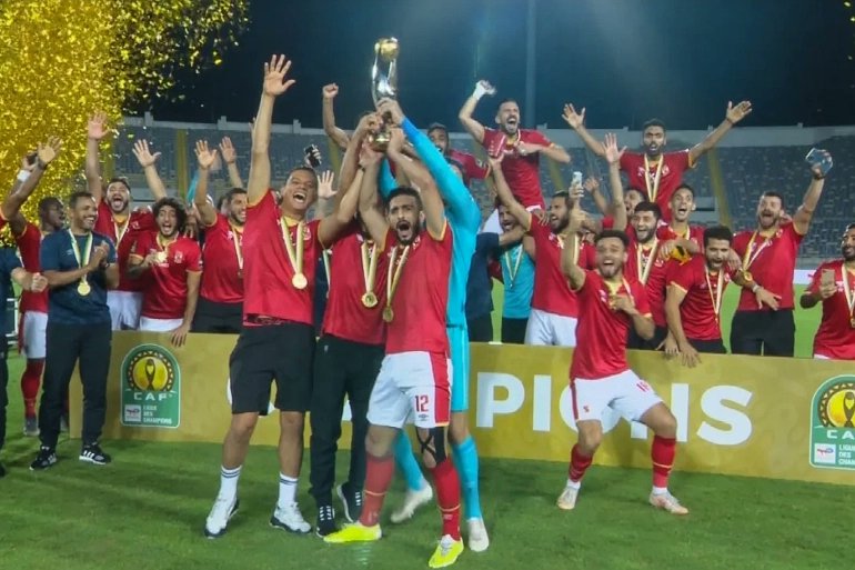نهنئ فريق النادي الأهلي المصري بفوزه بلقب بطولة دوري أبطال أفريقيا لكرة القدم