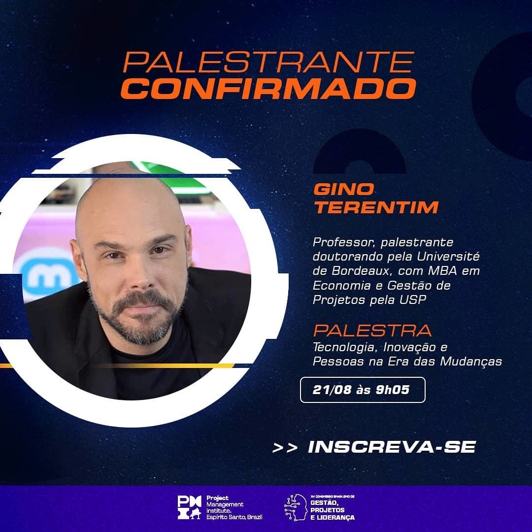 pmidf's tweet photo. "Acredito na educação como um importante vetor de transformação de realidades e impacto social."
Gino Terentim será nosso Keynote no dia 21/08 às 9:05, abrindo o evento no sábado.
#cbgpl #gerenciamentodeprojetos #projetos #Pmi #tecnologia #NovaEconomia #Ecologia https://t.co/Bg9HpfQCJP