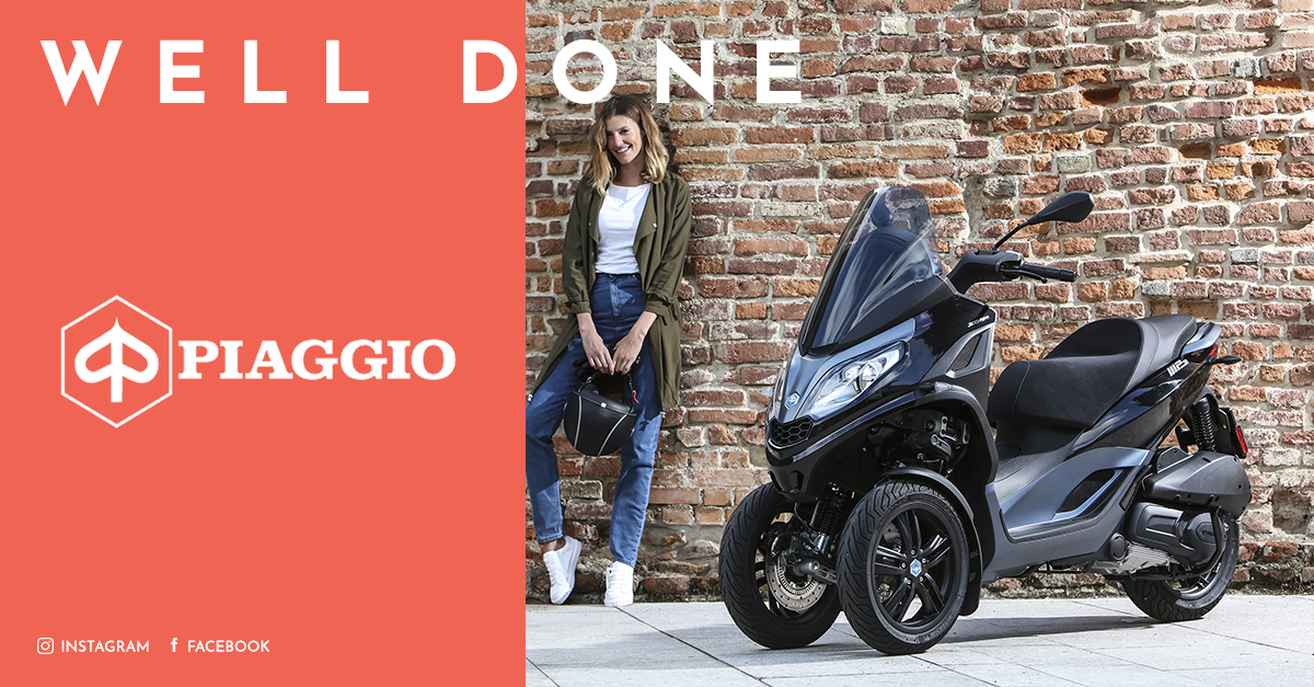 PamelaJonesO2E's tweet photo. [#WellDone] Nous sommes fiers d'annoncer le début de notre collaboration et la nouvelle aventure qui débute aux côtés de Piaggio France ! 🛵 Nous sommes ravis de pouvoir accompagner le leader du deux roues dans la gestion de ses réseaux sociaux Facebook et Instagram, en France. https://t.co/3ALkhXST5o