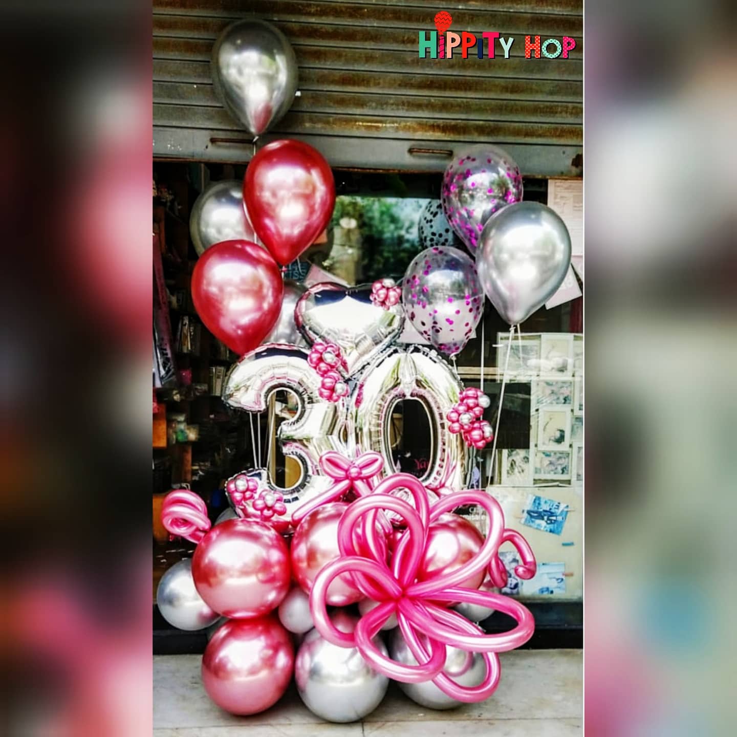 Hippityhopstore on Twitter "30th Birthday / Anniversary Balloon Stands