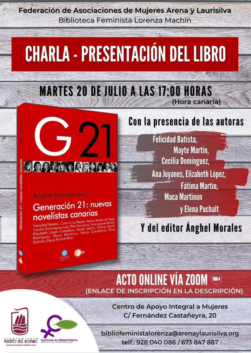 Aprovecha la oportunidad de participar. Totalmente gratis @PuertoRosario @Batera2030ORG @BeatrizBVera @InstMujeres @transgirlspain @mararianr @haurralde @PorTiMujerONGD @apoyoatimujer