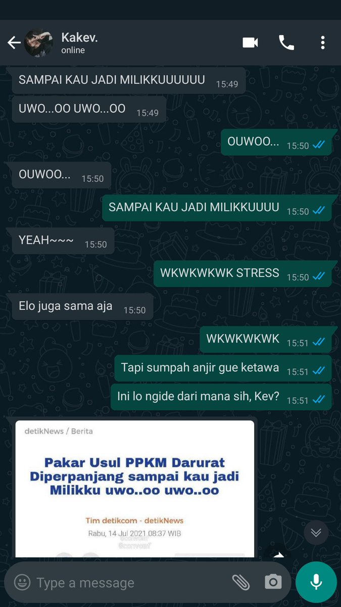 reimbuian's tweet photo. lagi. jasjus-kakev one tweet. kali ini, ceritanya soal ppkm.

p.s. sorry garink bgt tp emng humor saya sebenernya seamblas ini. 🙏 https://t.co/luh9IlFk6z