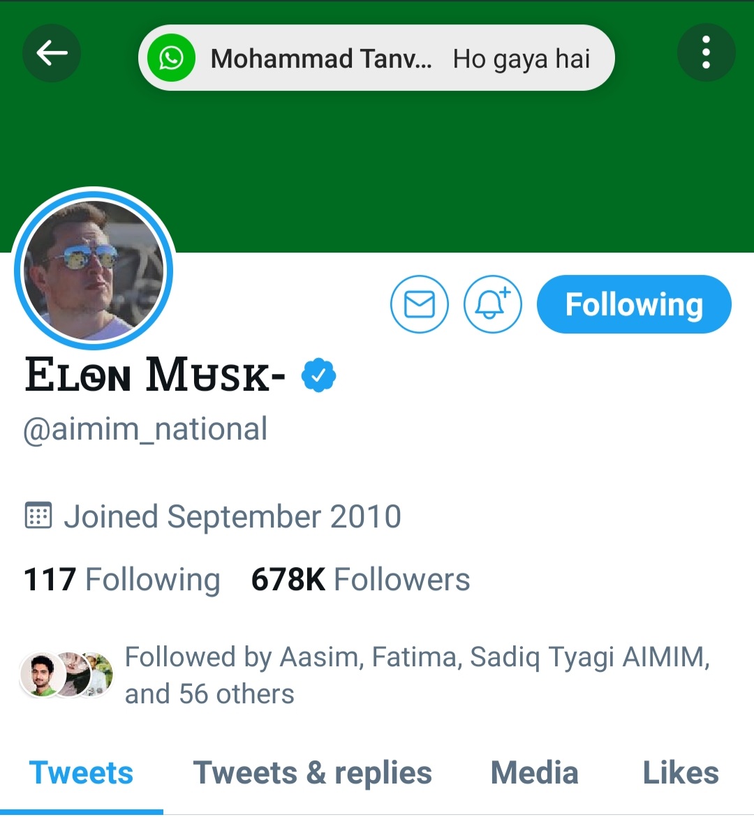 ZakirAliTyagi's tweet photo. ट्विटर अपने प्लेटफॉर्म को भी हैकरों से नही बचा पा रहा है,पहले कन्हैया कुमार का एकाउंट हैक किया गया था और आज AIMIM का ऑफिसियल एकाउंट @aimim_national भी हैक हो गया है,@TwitterIndia @manishm हाथ खड़े कर कहो कि हम आपके खातों की सुरक्षा नही कर सकते है। https://t.co/XFQZ904aLM