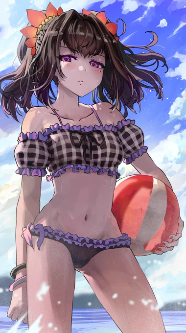 skebからテイルズシリーズのサイモンをリクエストいただきました🍹 It's summer~ Thank you! 