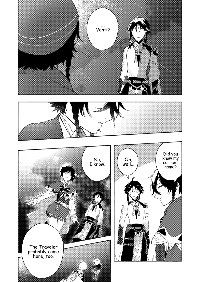 Duet of Wind -01(6/6)
#xiaoven #魈ウェン

That's the end of the first episode! The rest of the story will be published in September. 