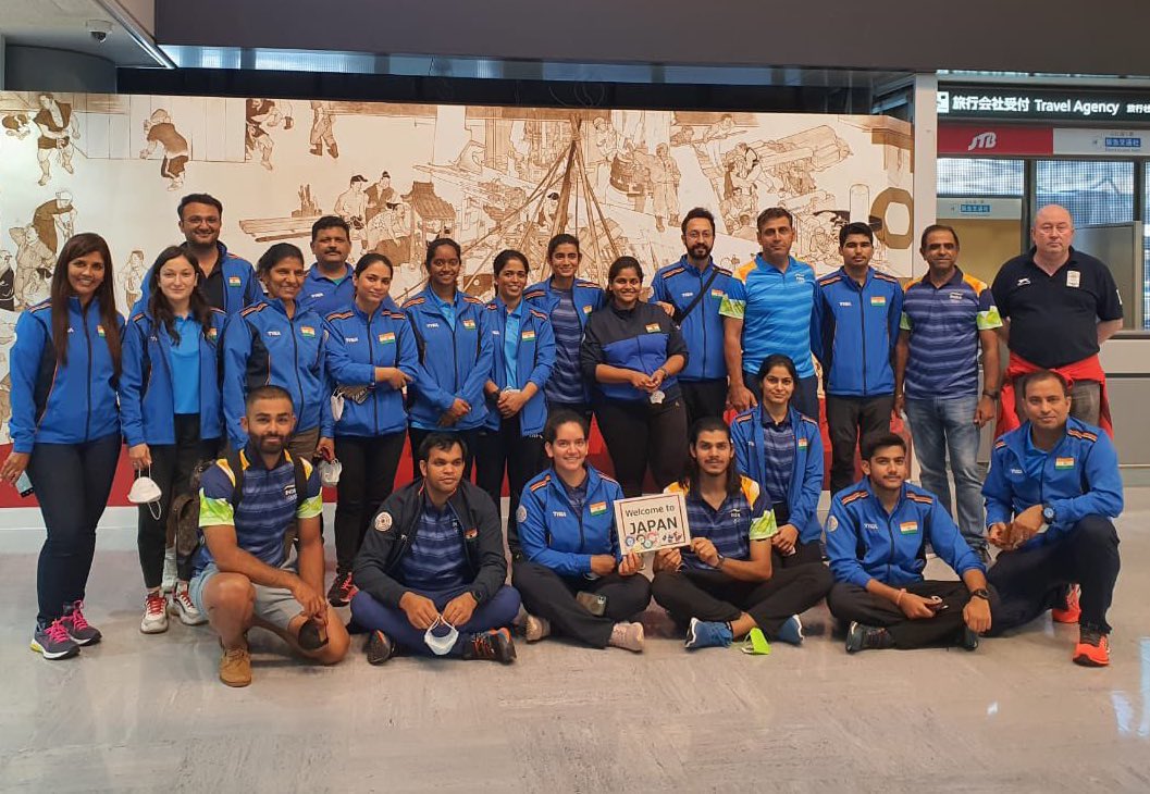 bhaskarzj's tweet photo. Best wishes to #TeamIndia for #TokyoOlympics 
#HindustaniWay 
#Cheer4India https://t.co/iaOApQGmyU
