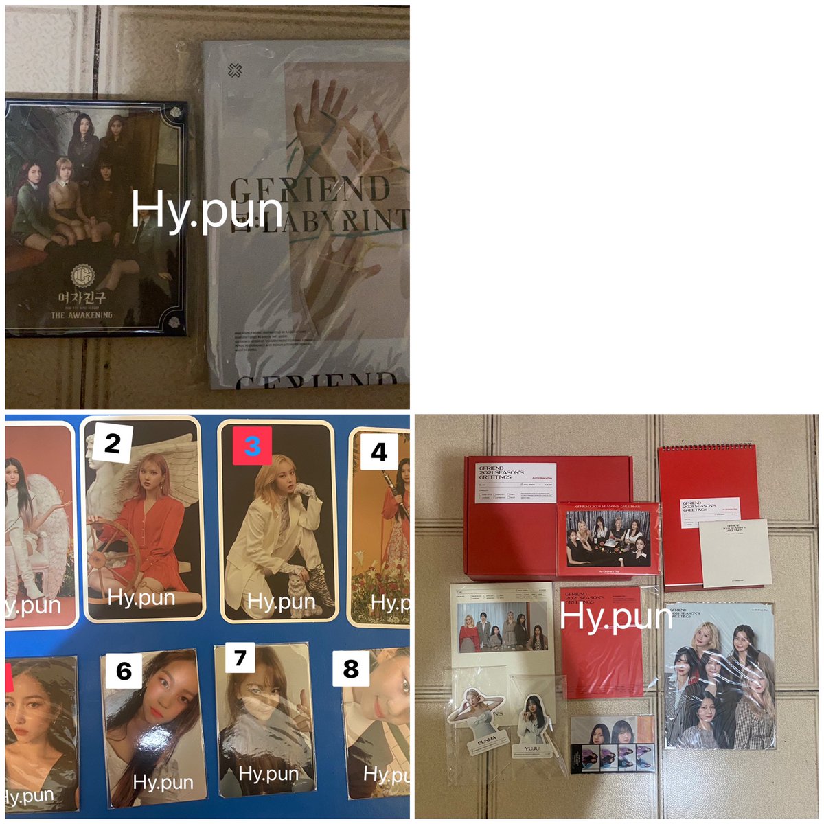 kanjenggfriend's tweet photo. HELP RT PLEASE 🙏

Mau kurangin isi lemari sama butuh uang 

WTS ENHYPEN GFRIEND ALBUM PHOTOCARD SEASON GREETINGS POSTCARD

Dom jakarta
✅ Shopee indonesia : hy.pun 
✅ Shopee international brazil, malaysia, singapore, philipines : triskaandwika https://t.co/d9ueajqGfW