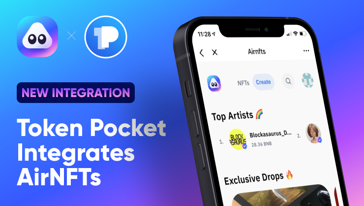 airnfts's tweet photo. @TokenPocket_TP users can enjoy #NFTs inside the their wallet now.👨‍🎨

👉 Retweet if you use #airnfts 
👉 Earn 50 $AIRT 

Random user with the most engaging comment is gonna win. https://t.co/wAFdWttqUt