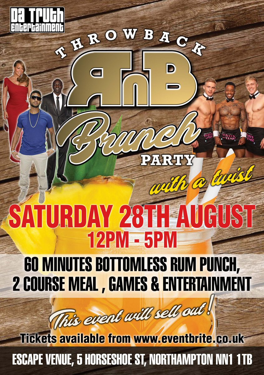 RnB with a Twist….NAKED BUTLERS SERVICE..Tickets will be launched on Monday 18th July..Keep eye on our socials