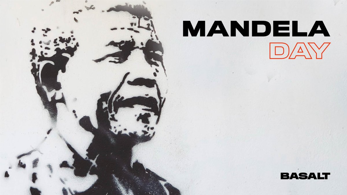 basalt_it's tweet photo. "Education is the most powerful weapon which you can use to change the world." - Nelson Mandela. 
Never forget to up-skill the industry to empower future generations.
Happy Mandela Day. 🇿🇦
#BasaltTechnology #MandelaDay #FutureInnovation #TechRelief #PeopleBeforeCode https://t.co/1TYTfbYT6w