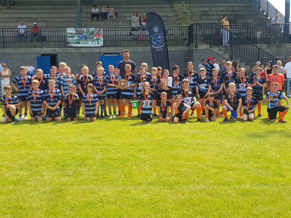 LLANHARANRUGBY's tweet image. A fantastic day of rugby at the Dairy Field remembering one of our original Dairy Tots Cian Case 🧡 

Thank you @LlantwitRFC and all that turned up for helping make this special day and showing why rugby really is the greatest sport 🖤💙

#TheDairymen #TheDairytots #BlackandBlue