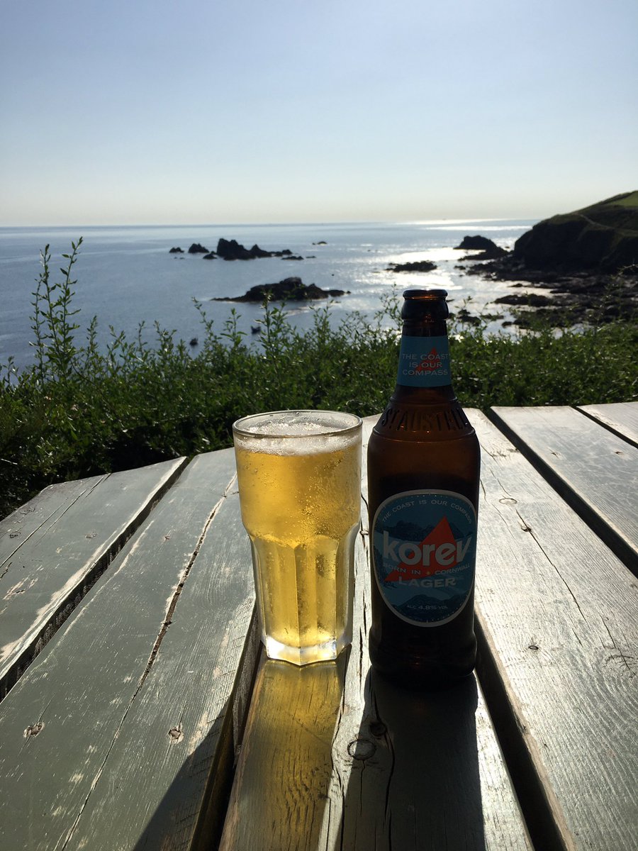 ViewsOfLizard's tweet photo. The view over Polpeor Cove at Lizard Point. Definitely the perfect place for a drink. https://t.co/MosWbnWOZw