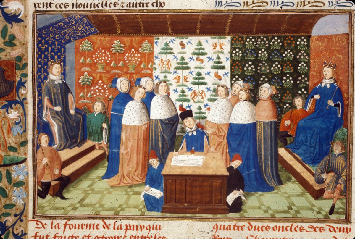 BritishHistorym's tweet photo. #otd 18 July 1389 β France & England agree to the Truce of Leulinghem, inaugurating a 13-year peace, the longest period of sustained peace during the Hundred Years' War.
#hundredyearswar #RichardII #kingRichardII #England #France #Royalhistory https://t.co/AmBqKiN6pJ