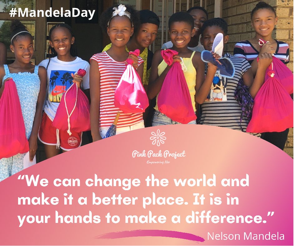 pinkpackproject's tweet photo. All Day Everyday #MandelaDay!

Ke Nako Mzansi 🇿🇦 

#TakeAction
#InspireChange
#ItsInOurHands https://t.co/SX8GfHMiwV