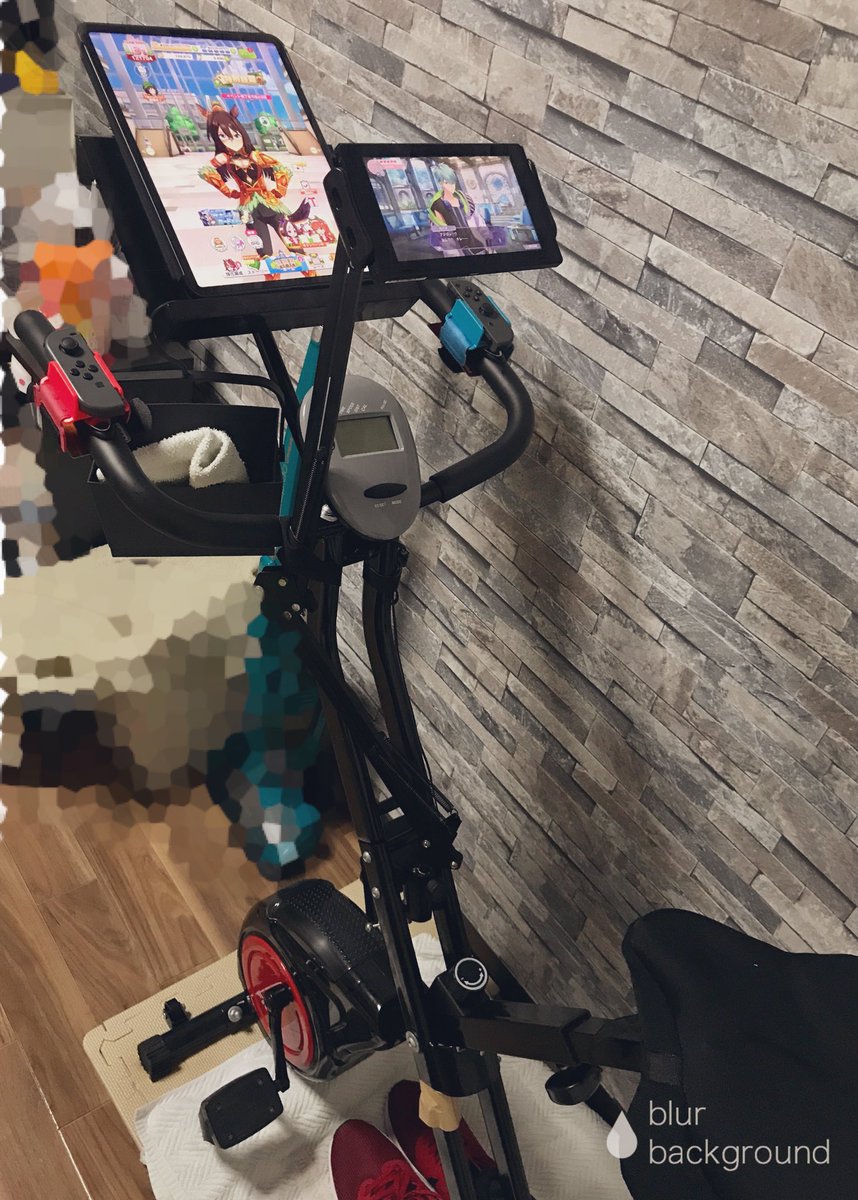 エアロバイクでダイエットに成功 最強の設備を備えたマシンだった ウマと一緒に走るトレーナーの鑑 アンジェリーク Togetter