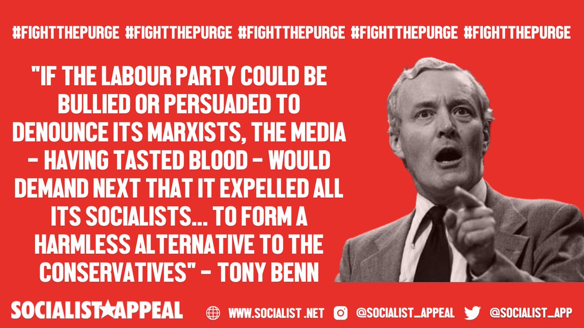 revcommunists's tweet image. This is a politically-motivated attack on the left by the Labour right wing. It is clear they are determined to expunge socialism from the Labour Party. 

We will not be cowed by this repression and intimidation.  It is they, not Socialist Appeal, who should be shown the door!
