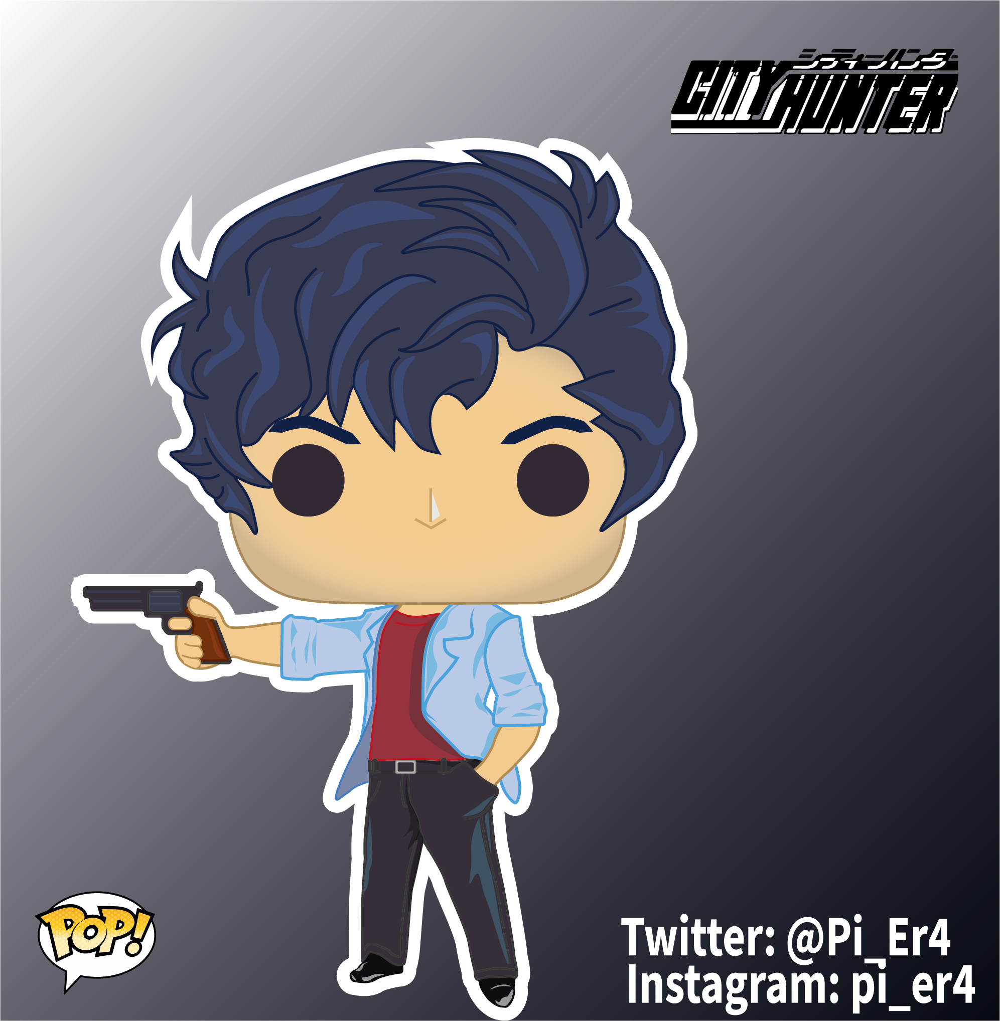 Ryo Saeba #Funko #CityHunter #ryosaeba 