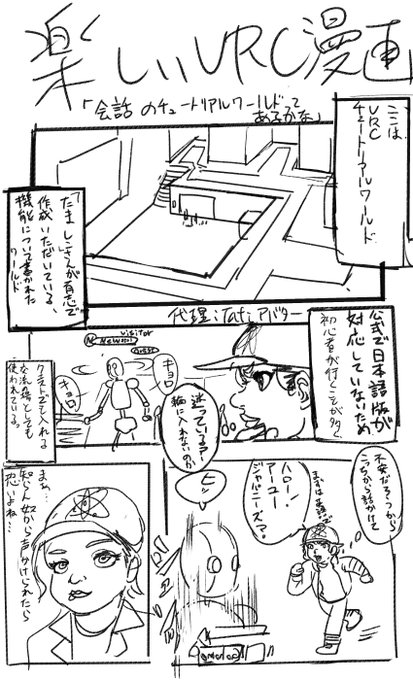 TafiアバターなのはQuest対応のため。
#VRC漫画
#VRCクソマンガ 