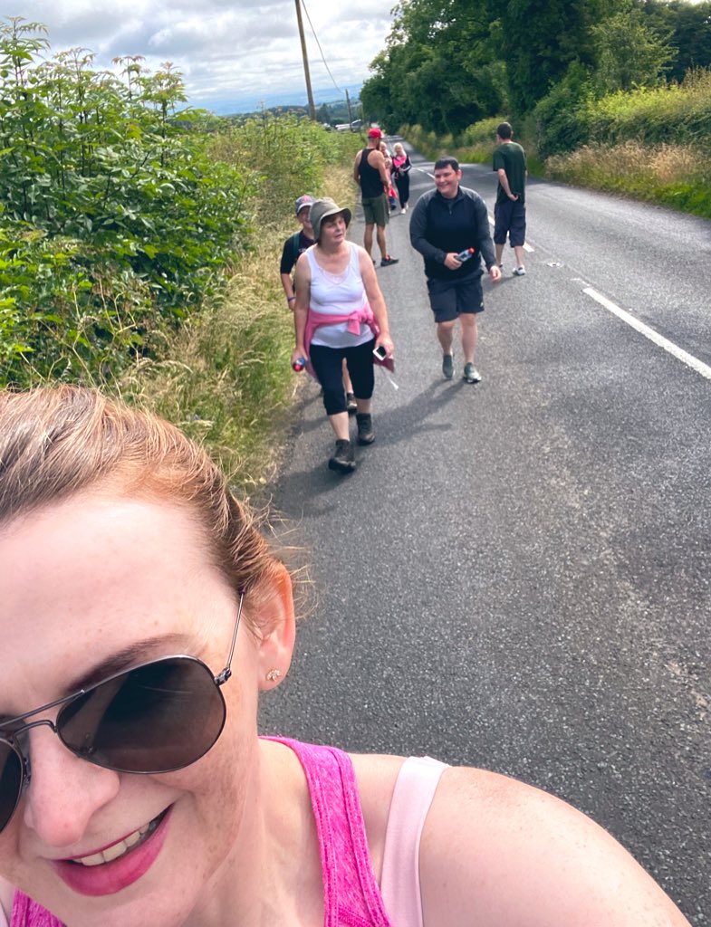 CArchibald_SF's tweet photo. A Sunday morning well spent with a walk in the Glen - joining people across the 32 counties of Ireland this weekend taking part in the #Climb4Unity to talk about #Time4Unity https://t.co/LIMF6mqvuG