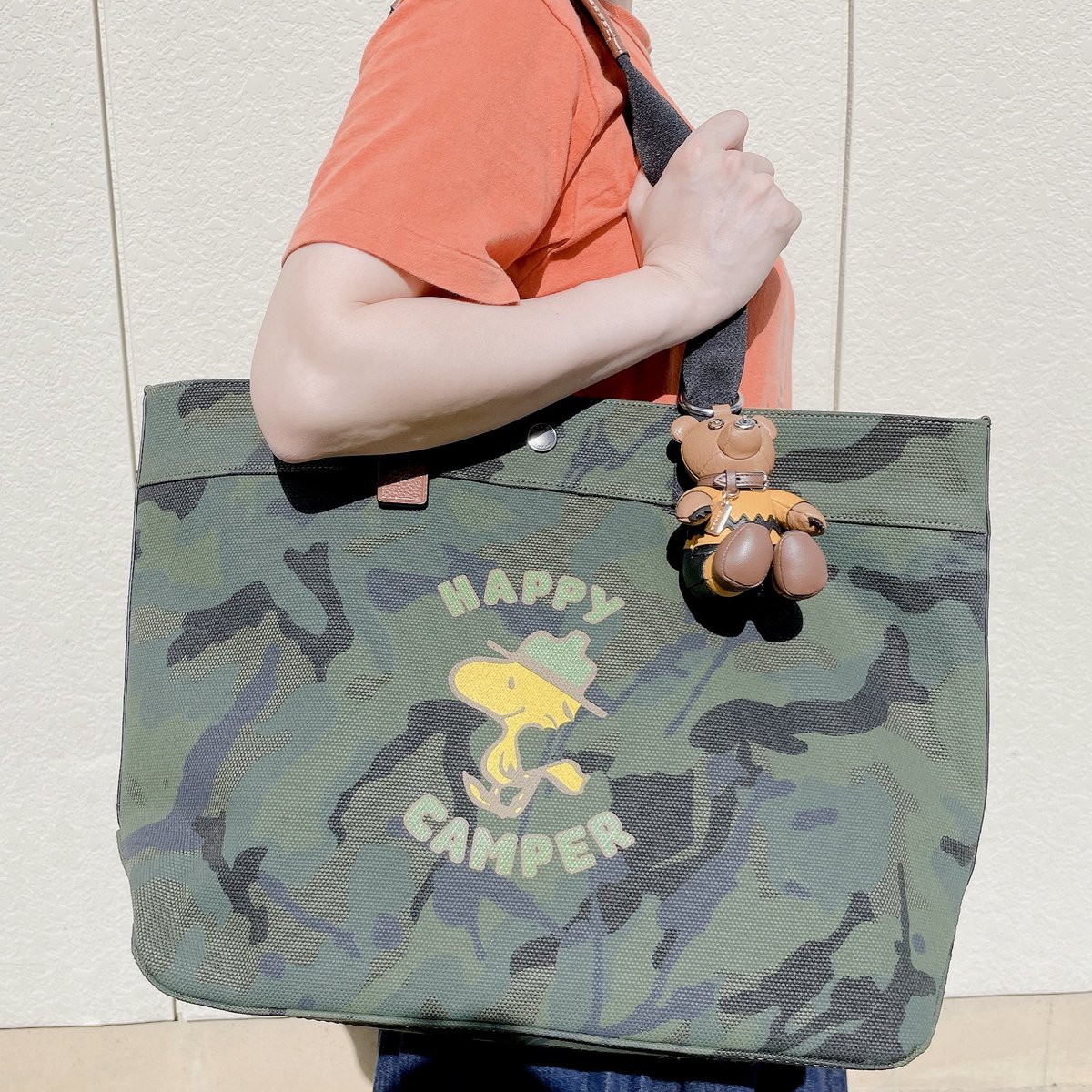 ট ইট র ｎａｍｉｍｏ Coachpeanuts散財品 トートバッグ 大きくてよいわ スヌーピー Peanuts Coach コーチ スヌーピー アメカジコーデ