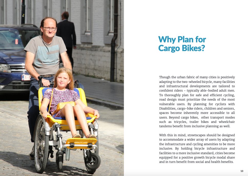 cargobikefest's tweet photo. "Through a combined set of policy efforts, ranging from infrastructure upgrades to direct subsidies, cities can unlock the incredible potential of the #cargobike"

Find out how: @Cyclelogistics guide "The Cargo Bike Friendly City" 👉 https://t.co/bS54VtMkoq

#DecadeoftheCargoBike https://t.co/SOeusbqCBE