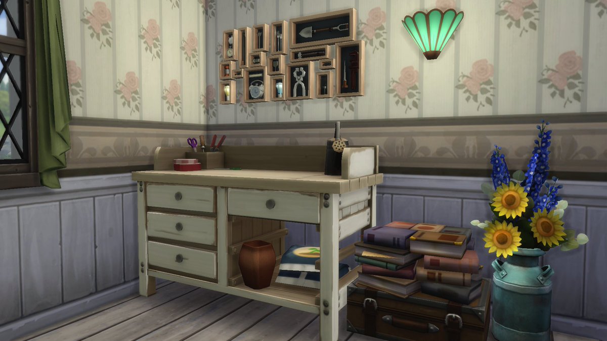 Catharina_Sims's tweet photo. Part 3/4
On the first floor are two bedrooms, a study/hobby room and a bathroom.
#ShowUsYourBuilds #SimsHome #EBJCottageLiving https://t.co/7FQrQSMeDx
