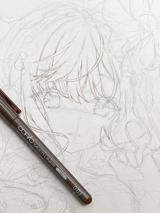 線画 のtwitterイラスト作品 人気順