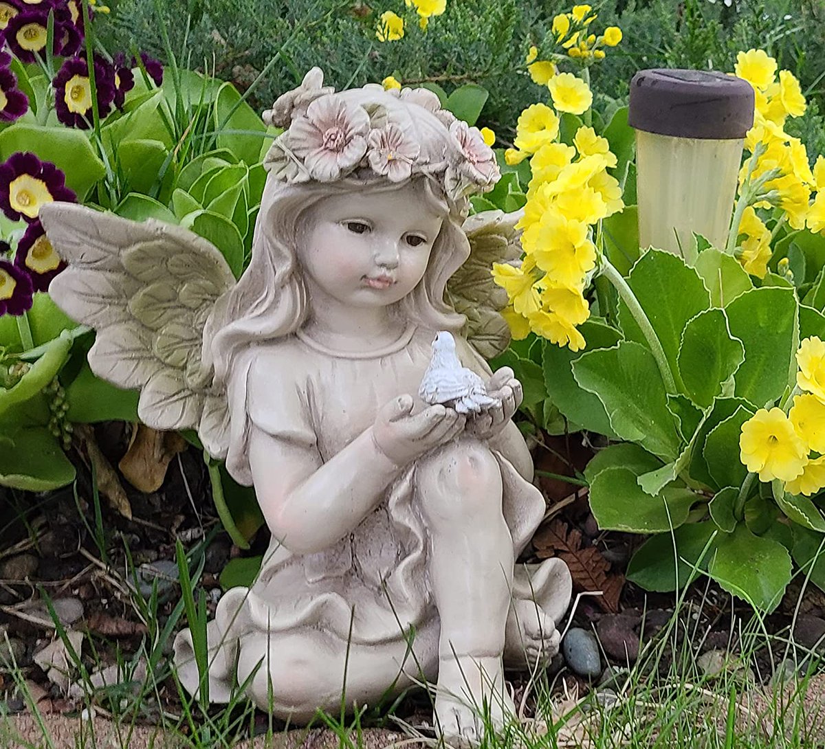 CompostAnd's tweet image. POSITIVE ENERGY and LOVE radiate from these elegant solar light garden fairies that symbolize the spirit of spring, summer, trees and plants. Great for use in backyard decor.
.
Shop Now: happycompost.com/products/
.
#helpful #gardening #canada #usa #products #solar
