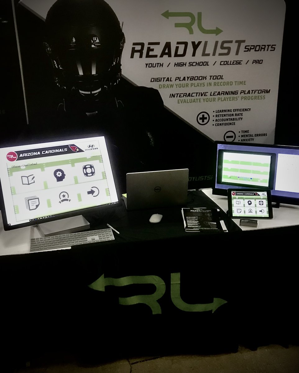 We're all set up at the <a href="/THSCAcoaches/">THSCA</a> Coaches Convention. Swing by our booth to get a demo of our phenomenal drawing tool and player assessment software. You're not going to find a more dynamic application to help your players learn your playbook. #txhsfb #coach #football