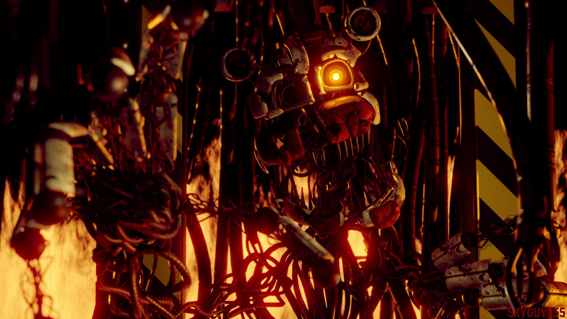 Sky on X: This ends for all of us Molten Freddy model by