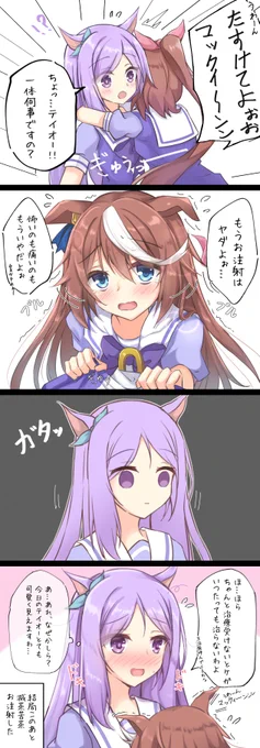 髪下ろしたテイオーが可愛く感じたお話 