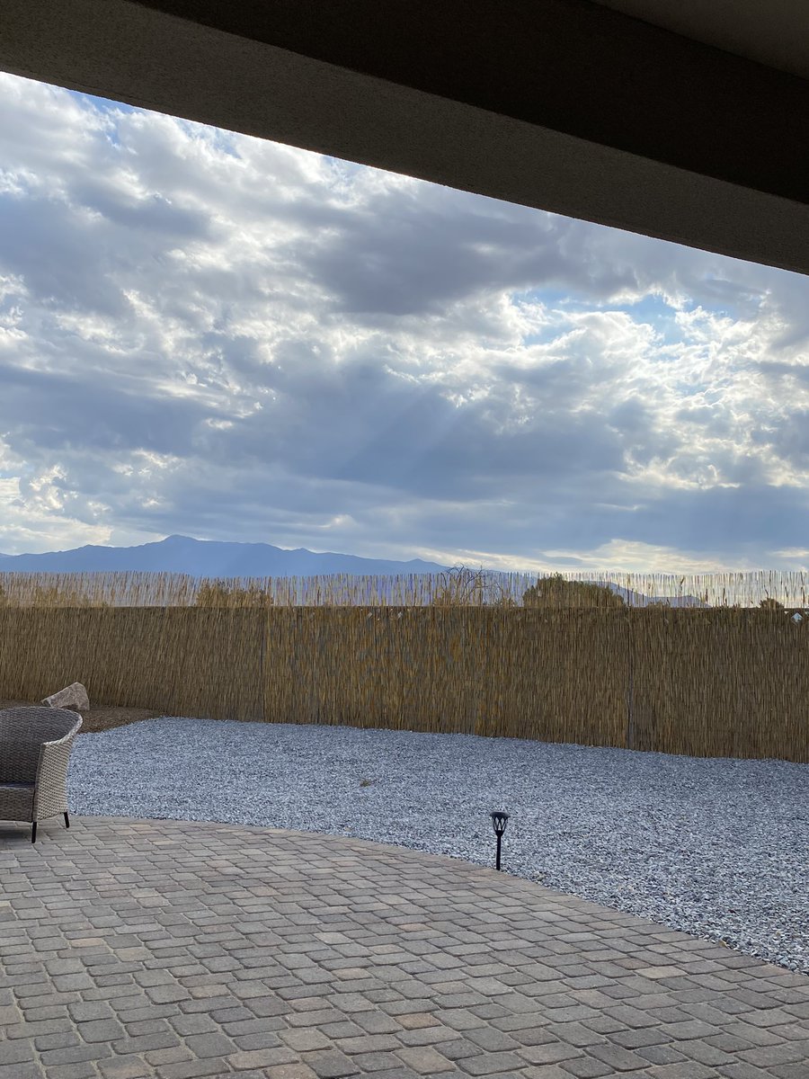 My beautiful Sunday morning desert view as I sip