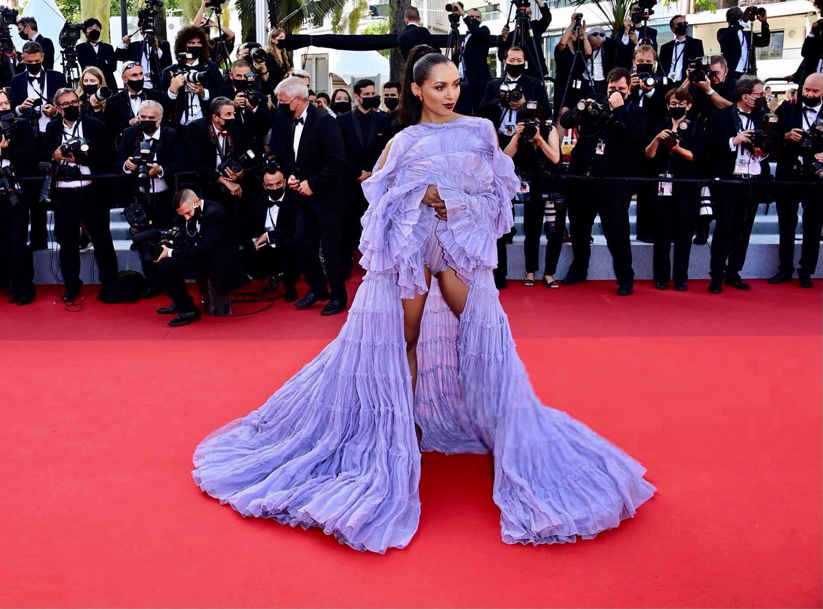 What a dream come true to finish the Cannes Film Festival with my @LorealParis family, wearing the first major designer to ever dress me, my forever fave Mr. <a href="/JPGaultier/">Jean Paul Gaultier</a>