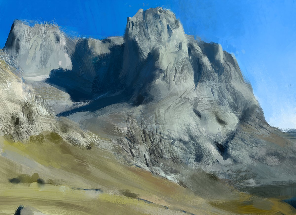 devinkorwin's tweet photo. Since most of my paintings from this year are under NDA I'll be posting more old work! These are some virtual plein air paintings from 2015 https://t.co/pbZjdfMbws