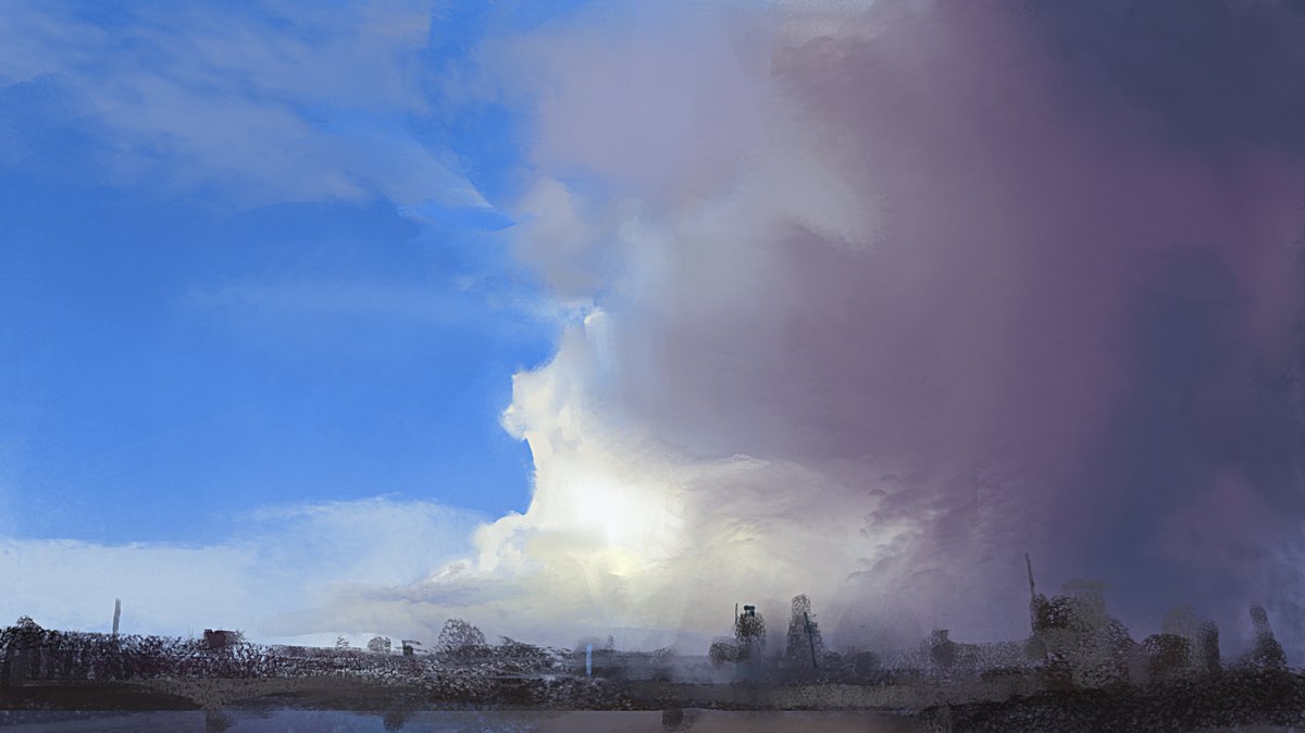 devinkorwin's tweet photo. Since most of my paintings from this year are under NDA I'll be posting more old work! These are some virtual plein air paintings from 2015 https://t.co/pbZjdfMbws
