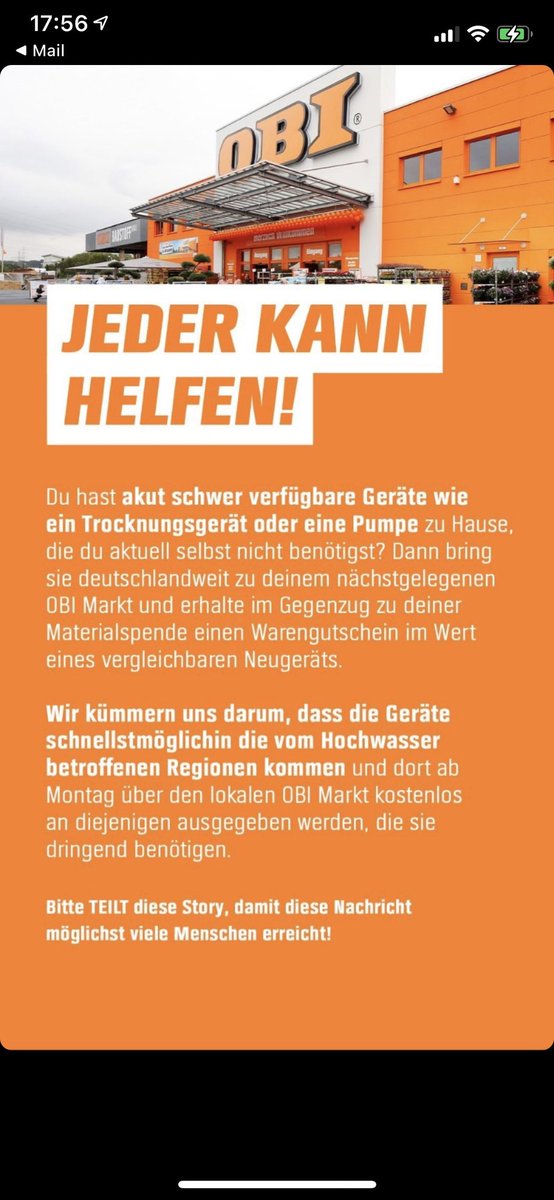 Ich fürchte, ich bin jetzt ein großer OBI Fan.