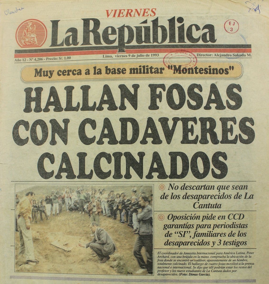 monicabp693's tweet photo. #CantutaNoSeOlvida 29 años del asesinato - desaparición de nueve estudiantes y un profesor de la Universidad La Cantuta a manos de la dictadura Fujimorista. 29 años buscando justicia.
#fujimorinuncamas https://t.co/WGwfSzaw52