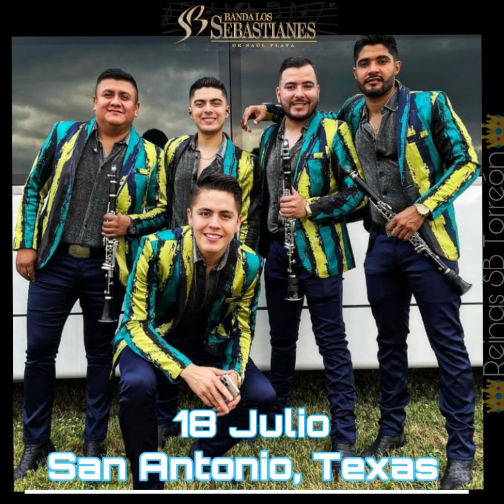 caenavi's tweet photo. Hoy llega Banda Los Sebastianes a:
San Antonio, Texas 🇱🇷 
Presentando su Tour: Sin Miedo Al Éxito 🎶🕺🏻💜

Disfruta de todos sus éxitos y de lo más nuevo! 
#FierroPapa
#Uyuyuyuyyyy
#ReinasSBTorreón 👑
@reinas_sb @sebastianes @ChocomilkVoz @Coordinacionsb1 https://t.co/thfEk7Xc7k