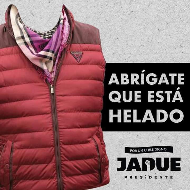 Abrígate, participa, para que logremos un gobierno popular de la dignidad
