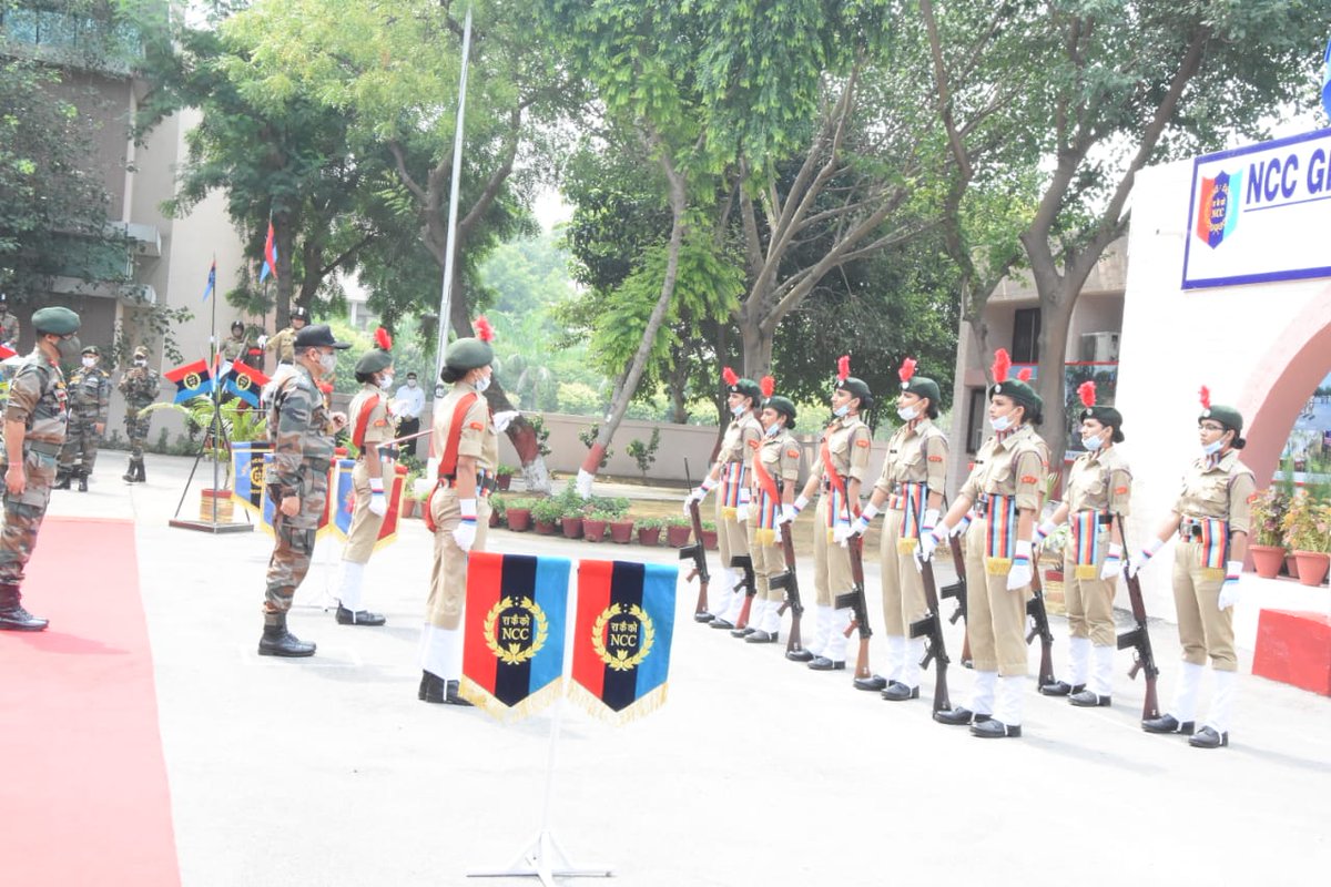 CPhhp's tweet photo. Maj Gen JS Sandhu, AVSM, ADG PHHP&amp;C Dte visited Gp HQ Rohtak on 17July2021 for Annual Adm Inspection. He was briefed on the role and performance of the Dte. He appreciated the good work being done and exhorted all to continue with the same enthusiasm.@HQ_DG_NCC @prodefencechan1 https://t.co/GokyIw4fiT