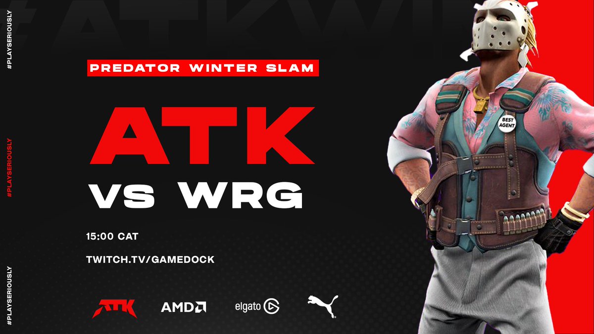 AtkArena's tweet photo. We're about to take on @WRabbitGaming in the Semi-Finals of the @gamedockgg #PredatorSlam. 🥶

➡️ TUNE IN NOW: https://t.co/M6gsYlleZY ⬅️

GLHF to both teams! #PlaySeriously https://t.co/wnFMPzl5iT